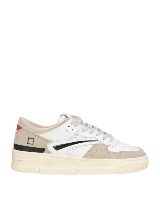 Date White Sneakers Leather