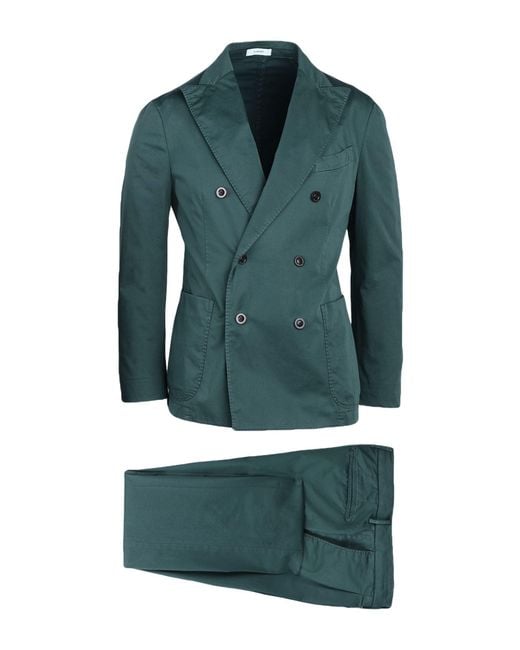 Boglioli Green Suit for men