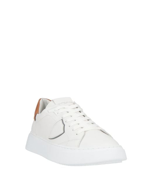 Philippe Model White Trainers for men