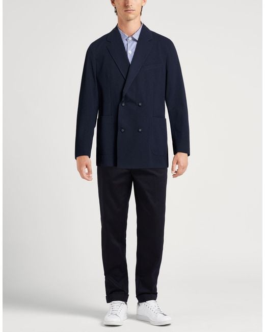 Officine Generale Blue Blazer for men