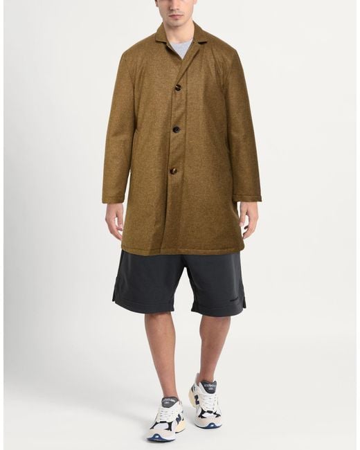 KIRED Natural Camel Coat Polyamide for men