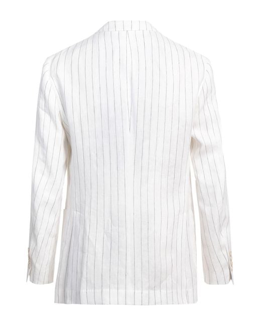 Brunello Cucinelli White Blazer for men