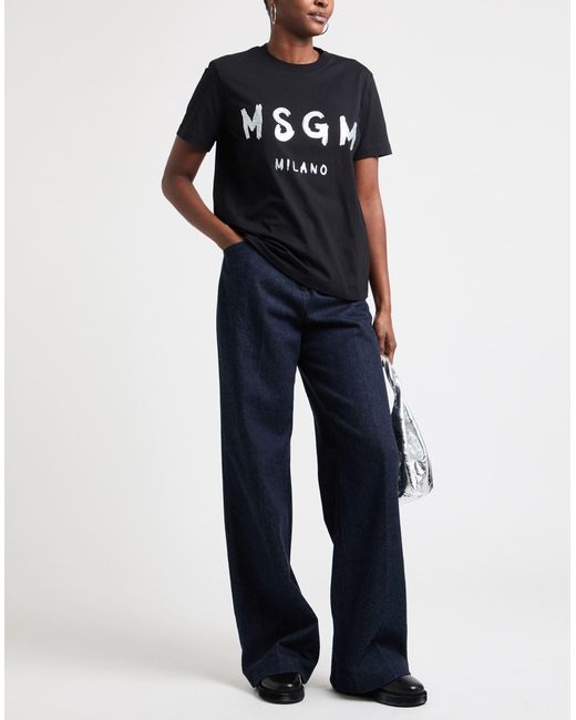MSGM Black T-Shirt