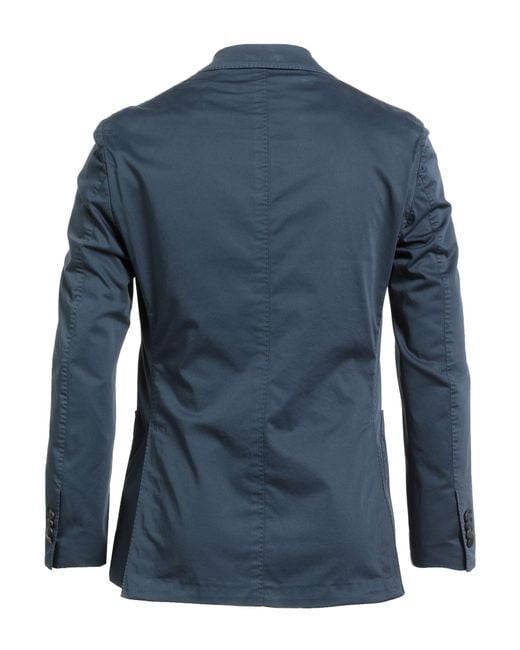 Lardini Blue Blazer Cotton, Elastane for men