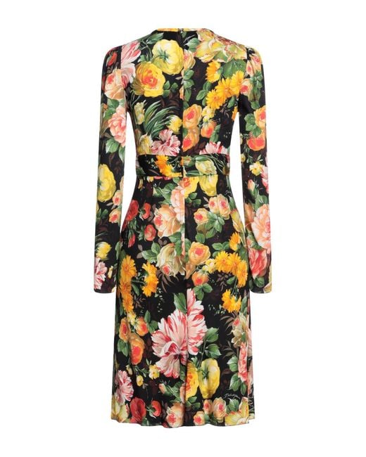 Dolce & Gabbana Black Midi Dress