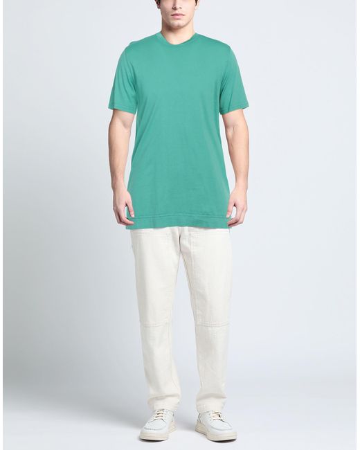 Fedeli Green T-shirt for men