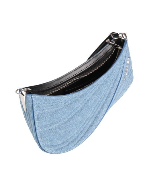 Mugler Blue Cross-Body Bags