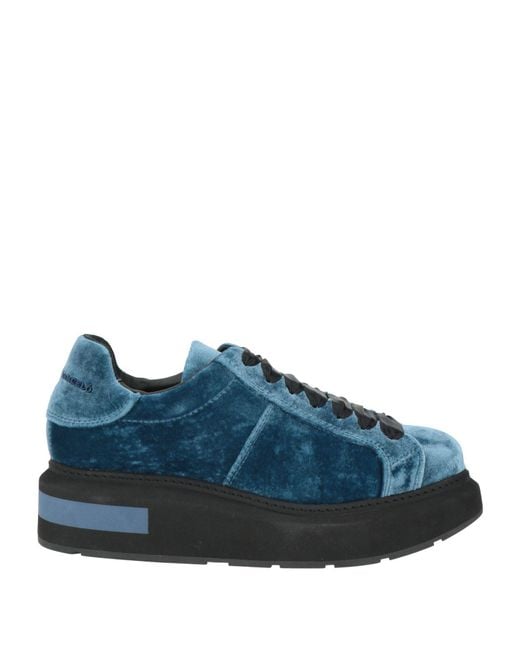 Paloma Barceló Blue Mizar Deep Ankle Boots Leather