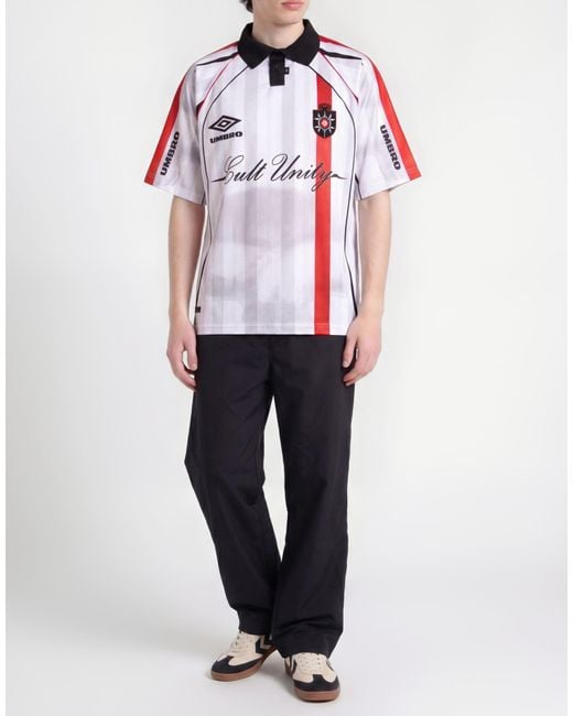 Umbro Red Polo Shirt Polyester for men