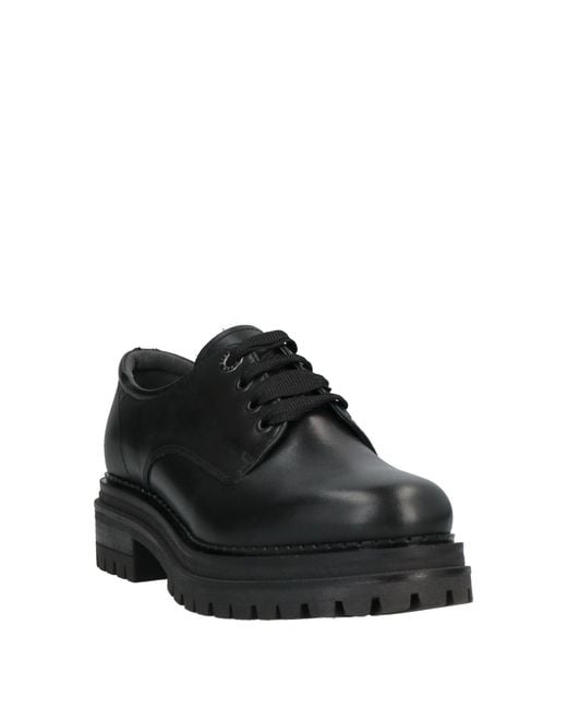 Nero Giardini Black Lace-up Shoes