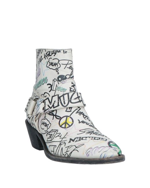 Golden Goose Ankle Boots in White | Lyst