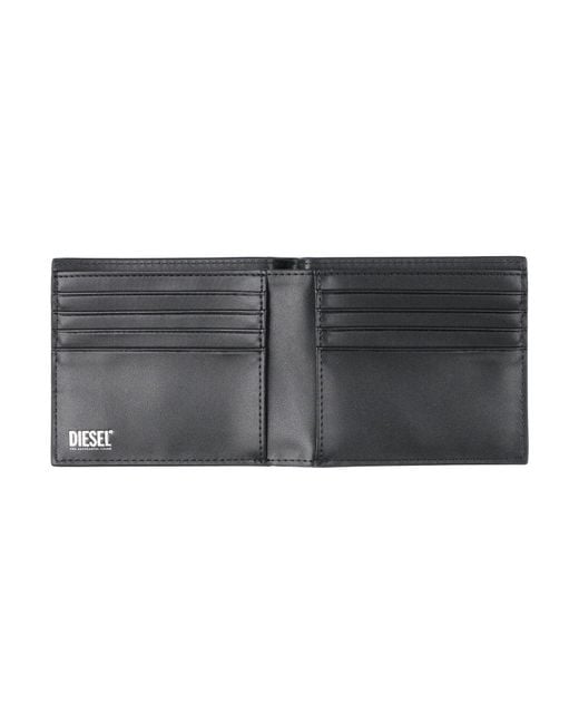 DIESEL Black Wallets for men
