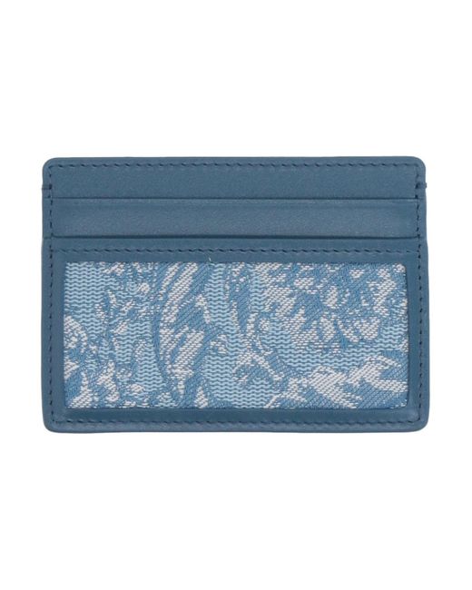 Tarjetero Versace de hombre de color Blue