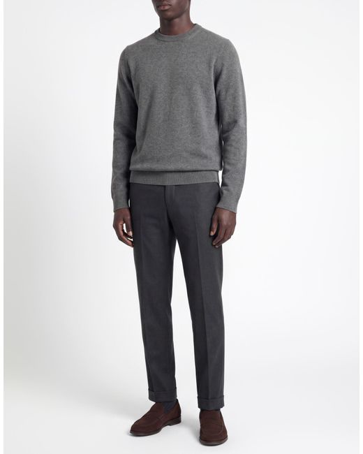 Alpha Studio Gray Sweater Cashmere for men