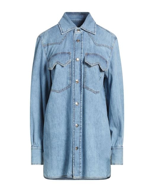Seafarer Blue Denim Shirt Cotton