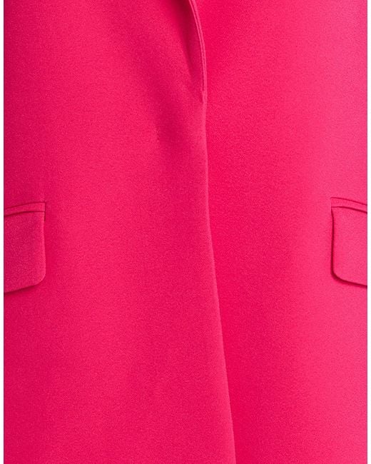 Elena Miro Pink Fuchsia Coat Polyester, Elastane