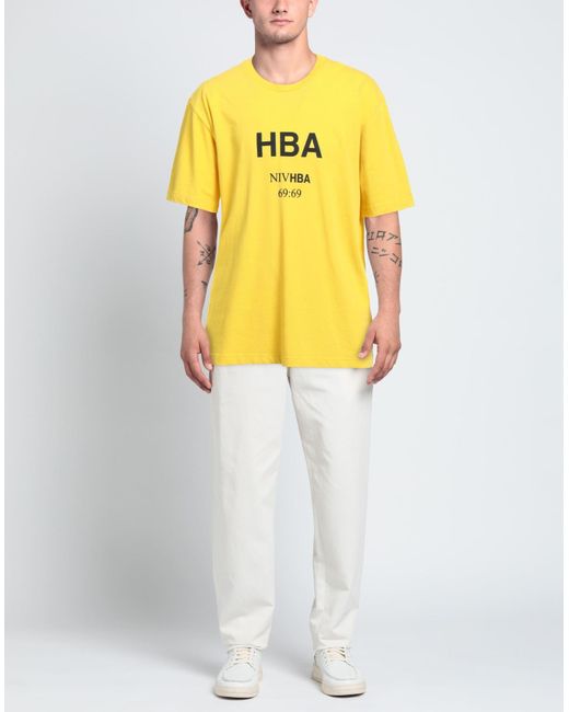 Hood By Air Yellow T-shirt for men