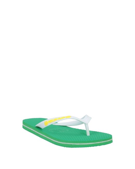 Philipp Plein Green Thong Sandal for men