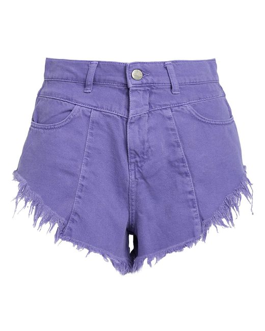 hinnominate Purple Denim Shorts