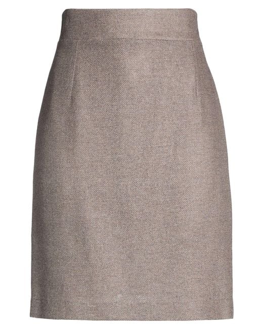 Tagliatore 0205 Gray Midi Skirts
