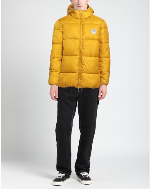 Barbour Yellow Down Jacket for men