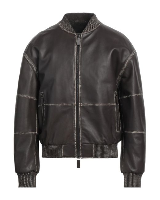Giacca & Giubbotto di Emporio Armani in Black da Uomo