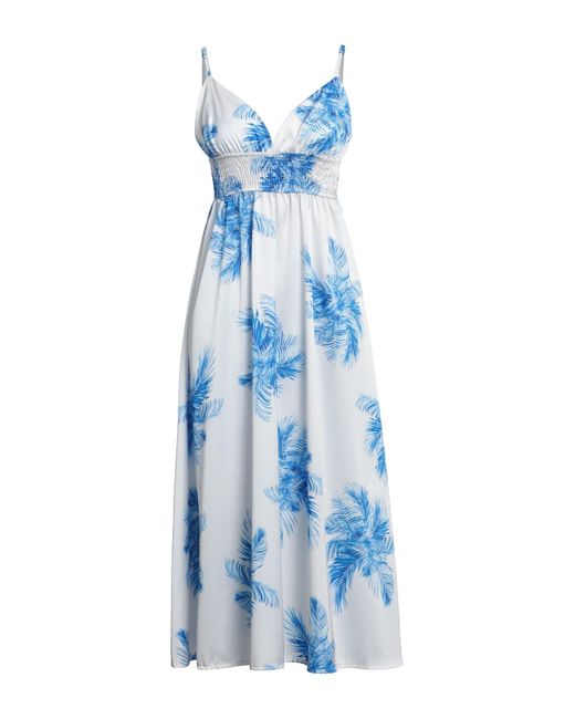 Berna Blue Midi Dress