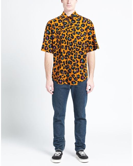 Versace Orange Shirt for men