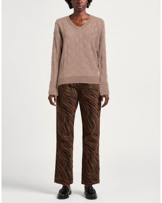 Drumohr Brown Sweater Cashmere