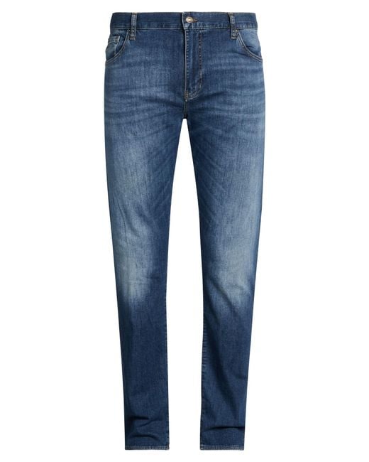 ARMANI EXCHANGE Blue Jeans Cotton, Elastane for men