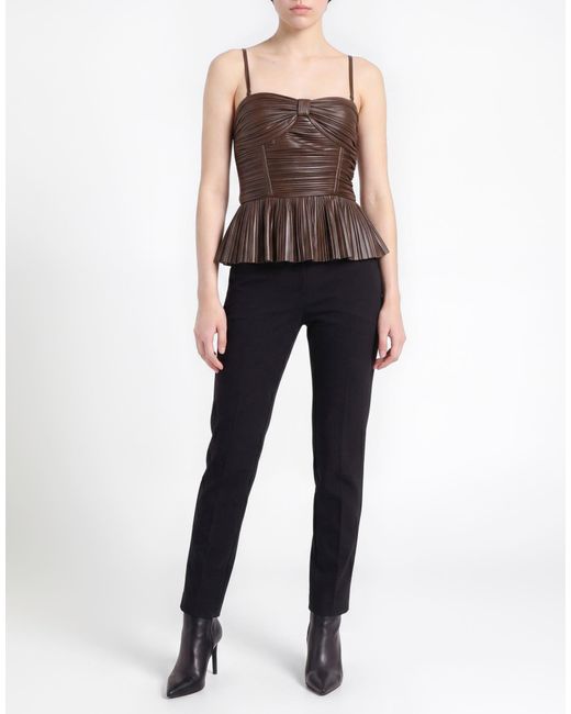 ROTATE BIRGER CHRISTENSEN Brown Top