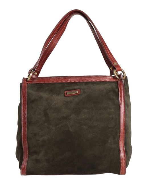 Caterina Lucchi Brown Military Handbag Calfskin