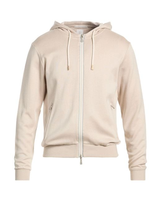 Eleventy White Platinum Sweatshirt Cotton, Polyamide for men