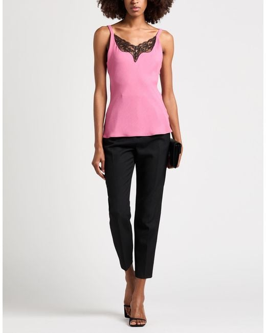 Boutique Moschino Pink Antique Rose Top Lyocell, Viscose, Wool, Polyamide