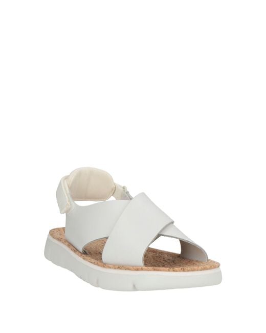 Camper White Sandals