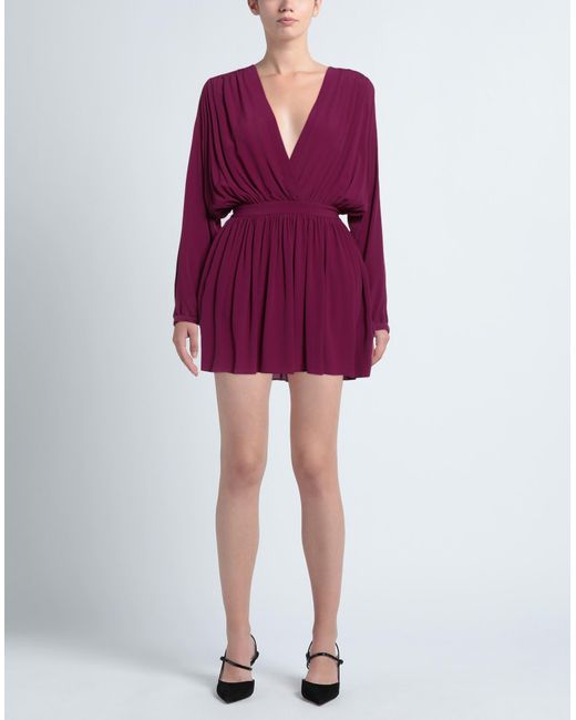 Grifoni Purple Short Dress