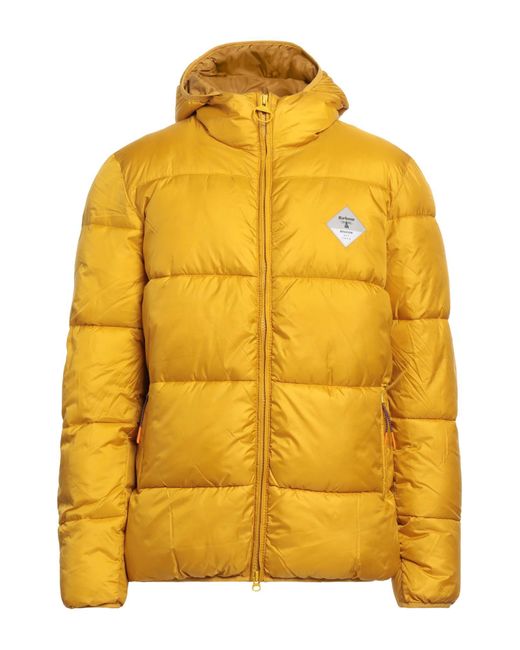 Barbour Yellow Down Jacket for men