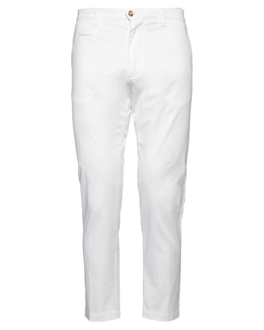 Officina 36 White Pants for men