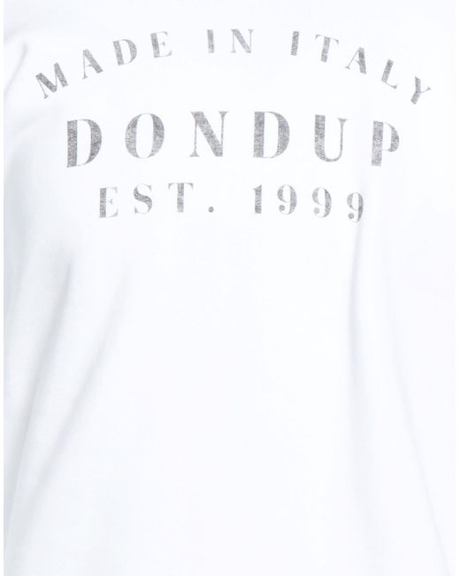 Dondup White Sweatshirts for men