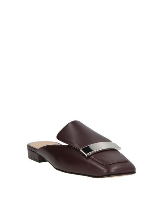 Sergio Rossi Brown Mules & Clogs