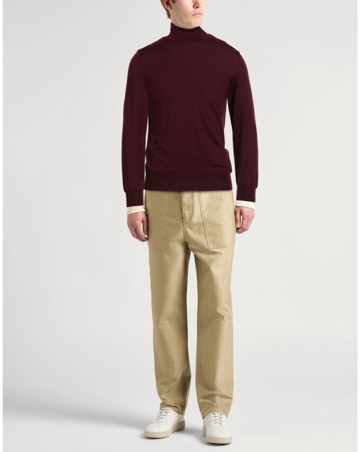 Boglioli Rollkragenpullover in Red für Herren