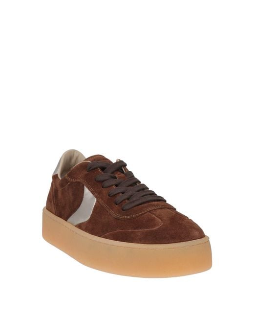 Voile Blanche Brown Chocolate Sneakers Goat Skin
