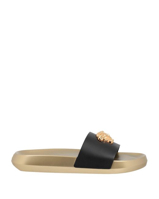 Versace Black Sandals Leather for men