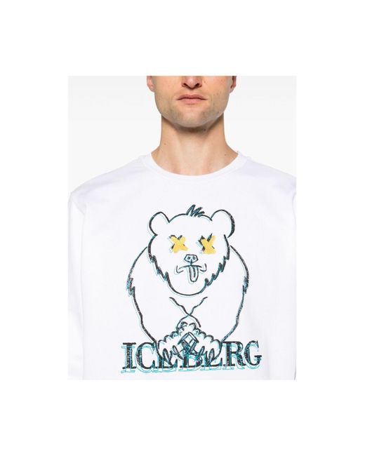 Iceberg Sweatshirt in White für Herren
