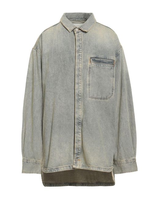 Entire studios Gray Denim Shirt for men