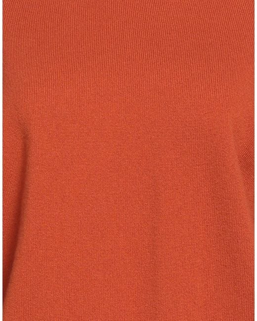 Alpha Studio Orange Turtleneck