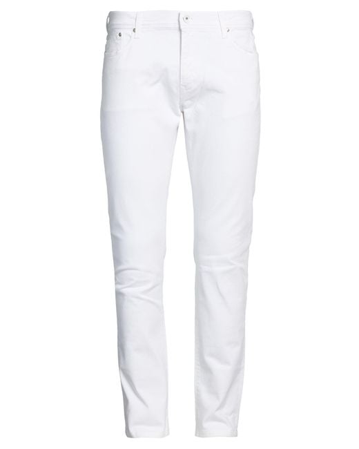 0/zero Construction White Jeans for men