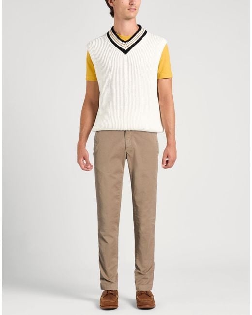 Mason's Natural Light Pants Cotton, Elastane for men