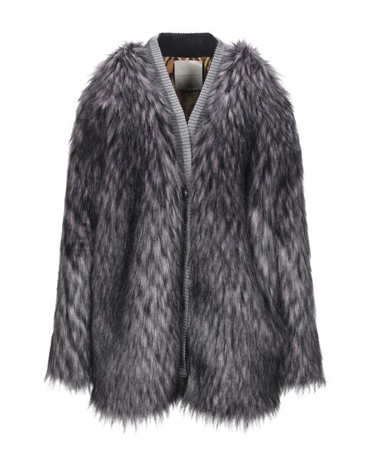 Marco De Vincenzo Gray Shearling & Teddy