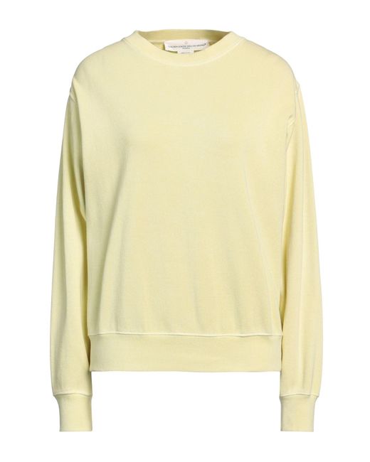 Golden Goose Deluxe Brand Yellow Sweatshirt